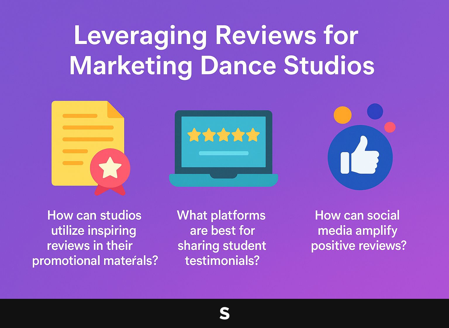 Leveraging Reviews for Marketing Dance Studios