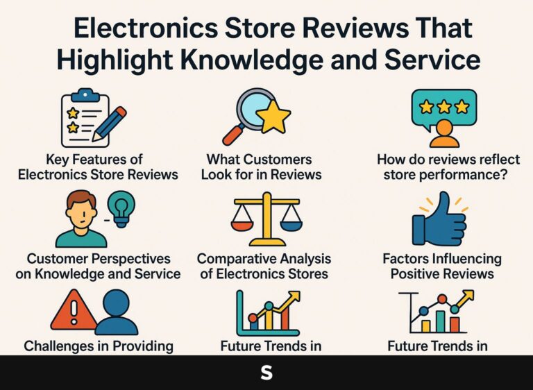 Electronics Store Reviews That Highlight Knowledge and Service