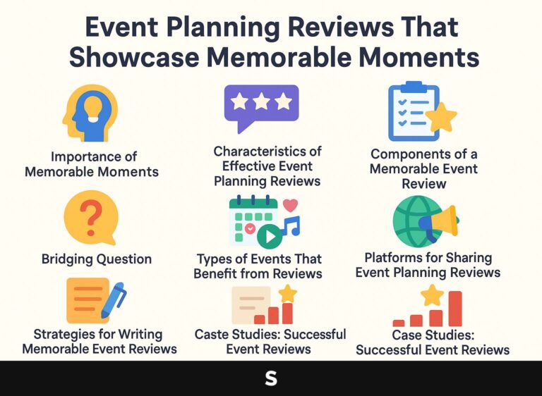 Event Planning Reviews That Showcase Memorable Moments