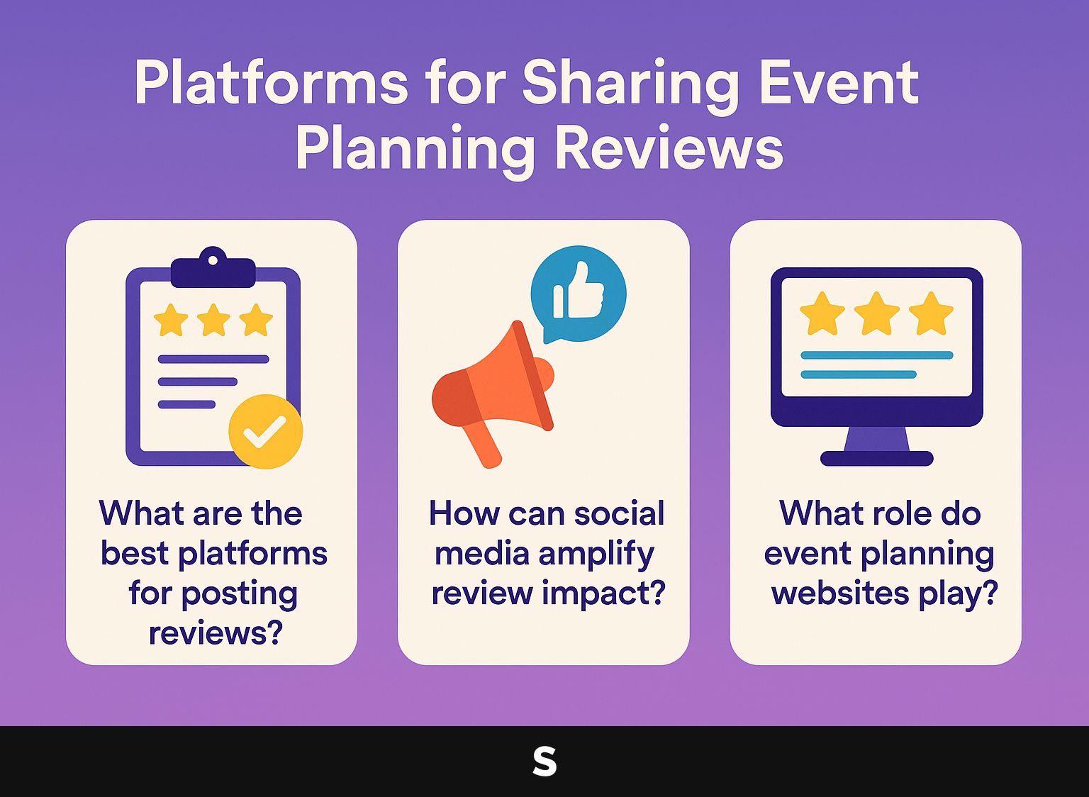 Platforms for Sharing Event Planning Reviews