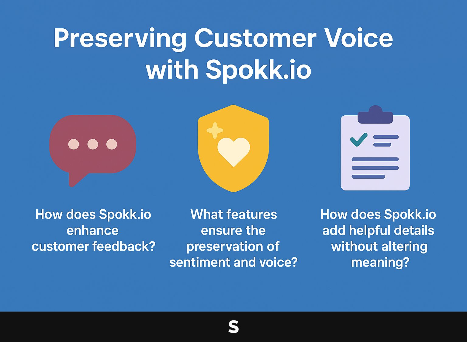 Preserving Customer Voice with Spokk.io