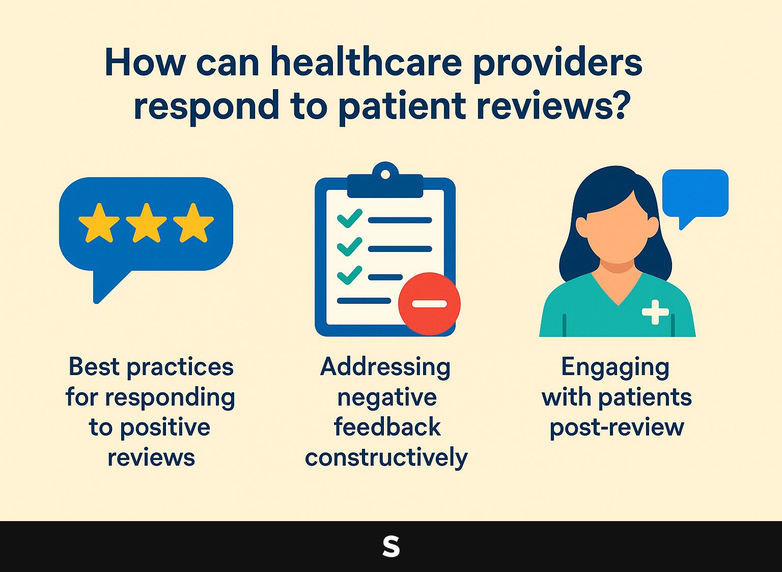 How can healthcare providers respond to patient reviews?