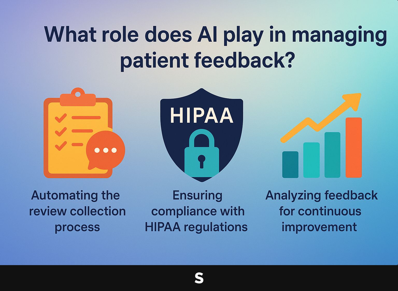 What role does AI play in managing patient feedback?