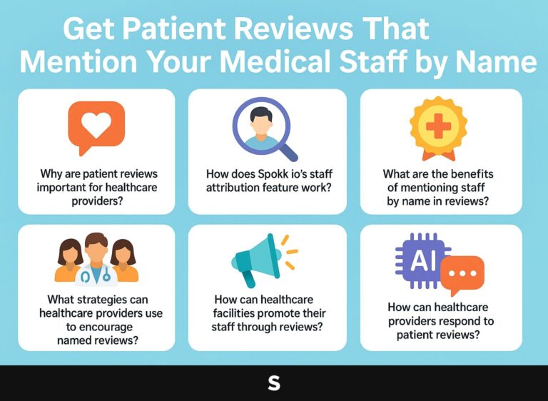 Get Patient Reviews That Mention Your Medical Staff by Name