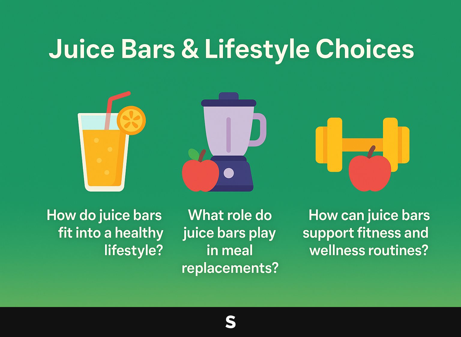 Juice Bars and Lifestyle Choices