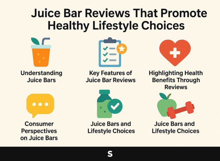 Juice Bar Reviews That Promote Healthy Lifestyle Choices