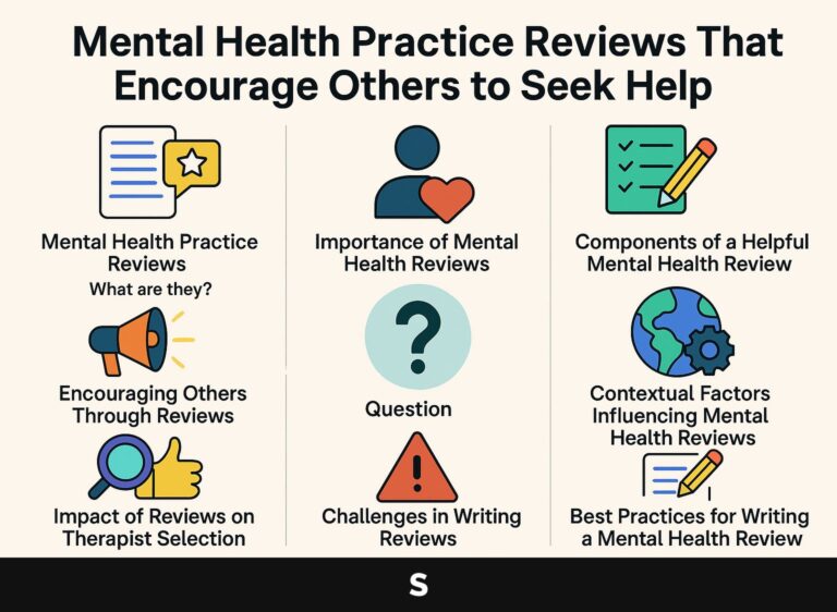 Mental Health Practice Reviews That Encourage Others to Seek Help
