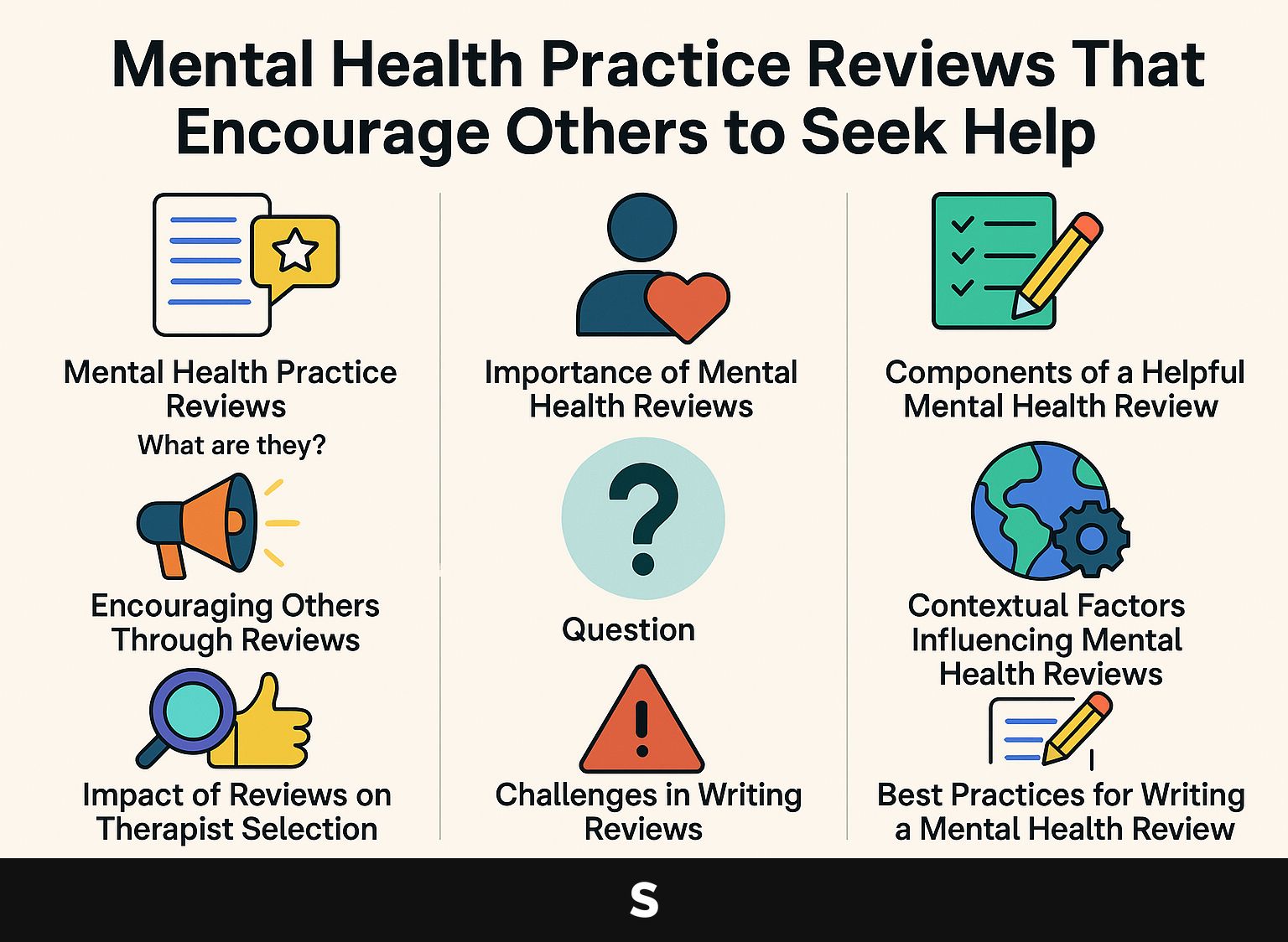 Mental Health Practice Reviews That Encourage Others to Seek Help
