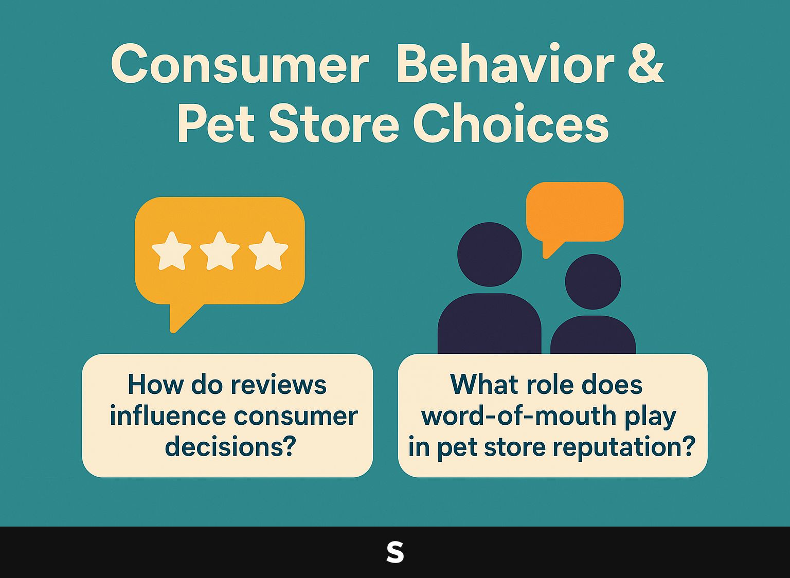 Consumer Behavior and Pet Store Choices