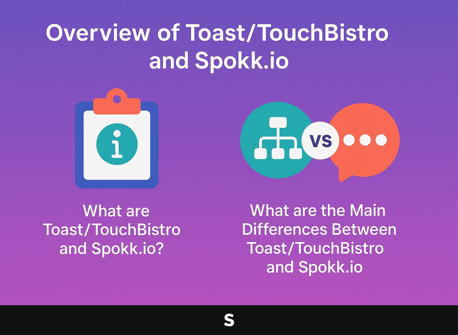 Overview of Toast/TouchBistro and Spokk.io